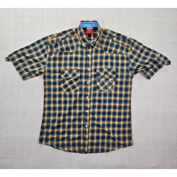 Logo Other - Eklectik Genes Co. Graphic Logo Button-Down Shirt Men's 2XL Jeanetik Revolution